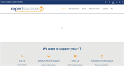 Desktop Screenshot of expertsolutionsinc.com